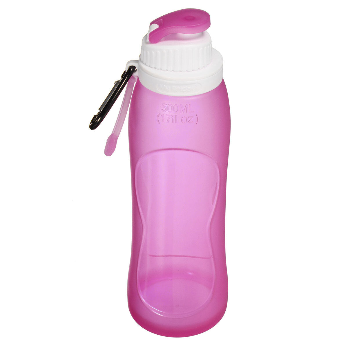 Foldable Water Bottle Silicone BPA Free Kettle Drinking Bottle Outdoor Travel Running Hiking Cycling