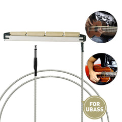 10PCS Bass Ukelele Piezo W/ Braided Wire Cable ABS Pickup Rod For 4 Strings Ubass Guitar Diy Use