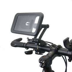 Universal Folding Motorcycle Phone Holder 360 Rotatable Waterproof Bike Handlebar Magnet Stand For 6.7inch Mobile Phone Mount Bag