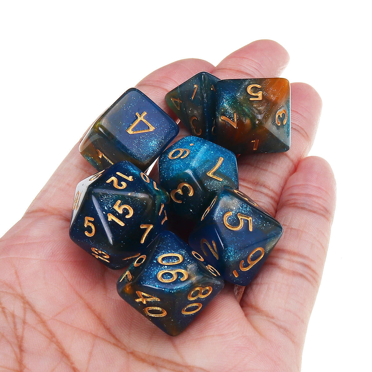 35pcs Set Polyhedral Dices DND RPG MTG Role Playing Board Game Dices Set