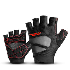 Motorcycle Riding Cycling Fitness Half Finger Protective Gloves Shockproof
