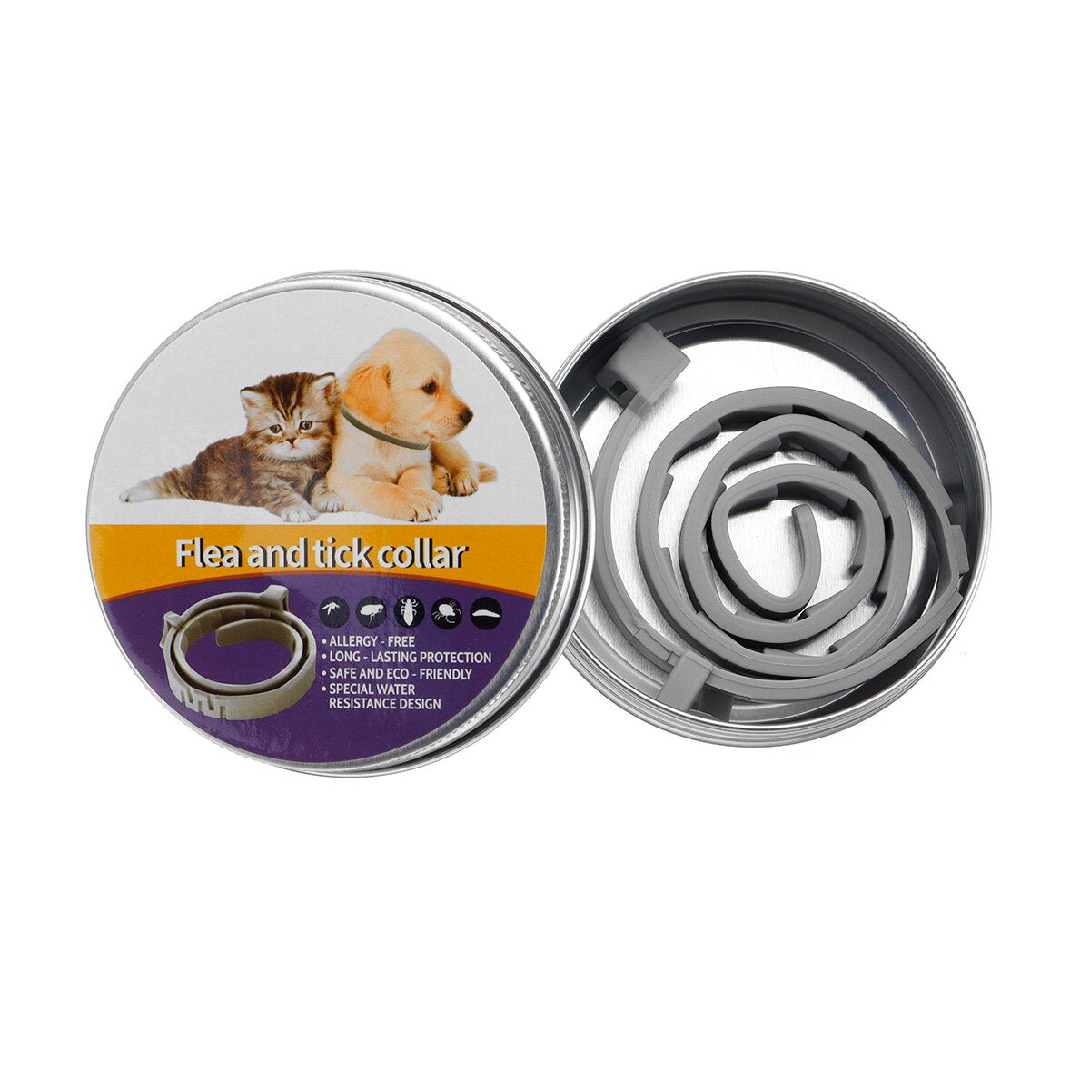 Natural Flea Collar For Dogs - Flea and Tick Protection For Up to 6 Months Anti Insect Mosquitoes Protection