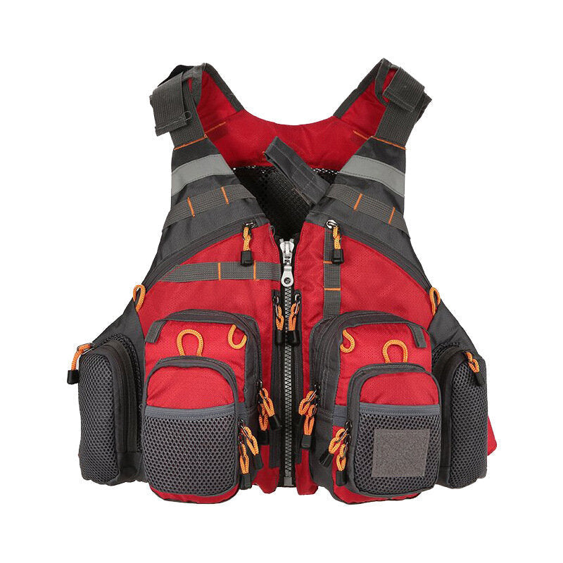 Sea Life Jacket Rock Boat Fishing Armor Reflective Tactical Vest Ractical Multi-functional Multi-pocket