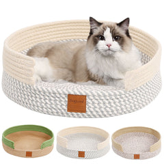 Natural Cotton Pet Cat Cave Beds House For Cats Small Pets Scratching Bed