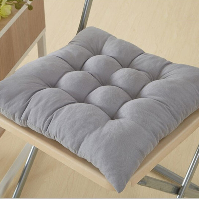 Soft Chair Cushion Square Tatami Cushion Indoor Outdoor Sofa Chair Seat Buttocks Cushion Pillow Pads for Home Office 41x41cm