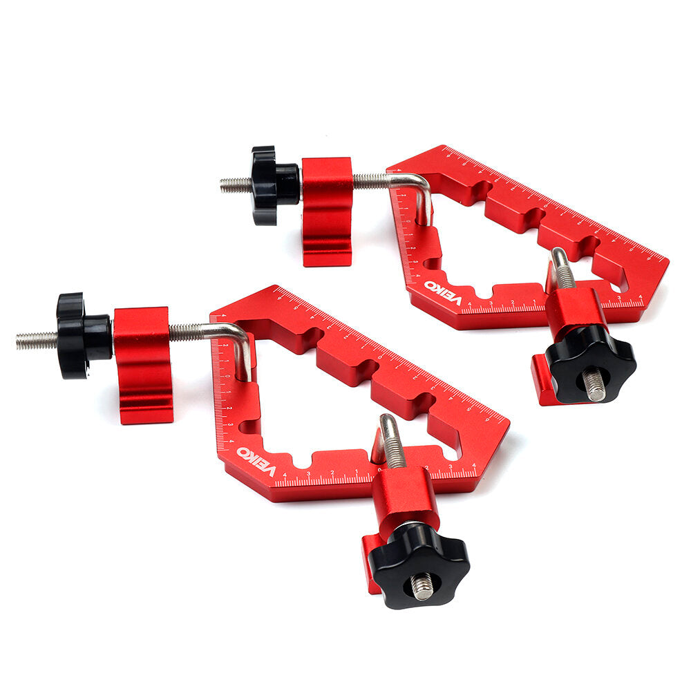 45 & 90 Degree Woodworking Angle Clamps - Aluminum Alloy Corner & Board Fixing