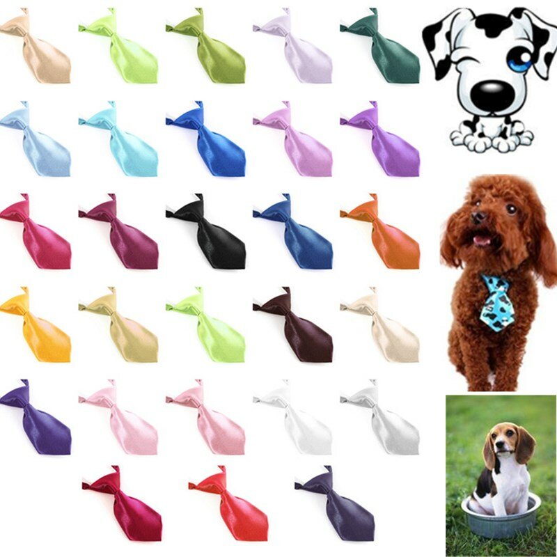 Dog Cat Puppy Kitty Teddy Adjustable Bow Tie Necktie Collar Pet Accessory