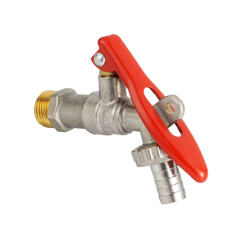 1/2" Outdoor Faucet Garden Bock Tap Brass Water for Home Connectors Tank Adapter With Lock