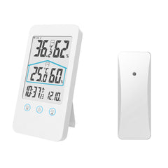Wireless Weather Station Alarm Clock Thermometer Digital Teperature Hygrometer For Indoor&Outdoor Use