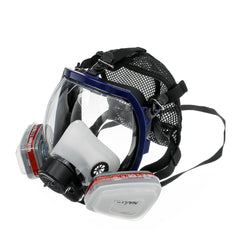 Full Face Cover Mask Reusable Glasses Goggle with Filters for Dust Protection Polishing