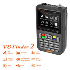 Handheld Satellite Meter 3.5 Inch High Definition LCD Screen DVB-S/S2 MPEG-2/4 H.264(8 Bit) Satellite Finders