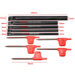 S06K/S07K/S08K/S10K/S12M-SCLCR06 Lathe Turning Tool Holder Boring Bar For CCMT
