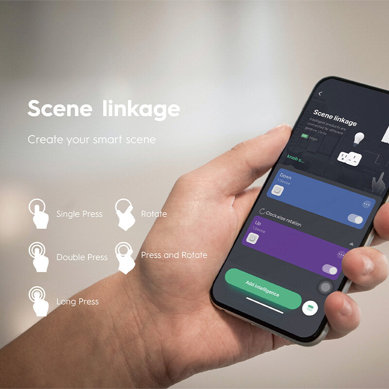 Wireless Smart Knob Key Scene Switch Knob Smart Home Scene Switch