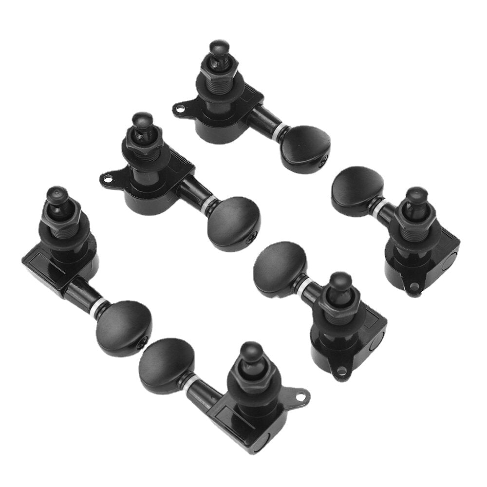 6Pcs Fully Enclosed Electric Guitar Tuning Pegs Tuners Machine Heads Replacement Button Knob