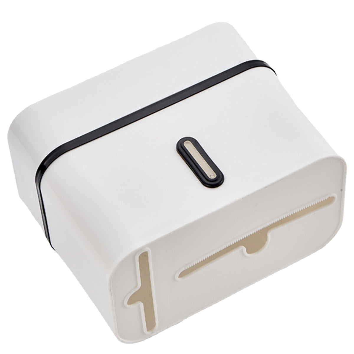 Bathroom Tissue Hand Paper Dispenser Holder Wall Mounted Tissue Box Not Drill