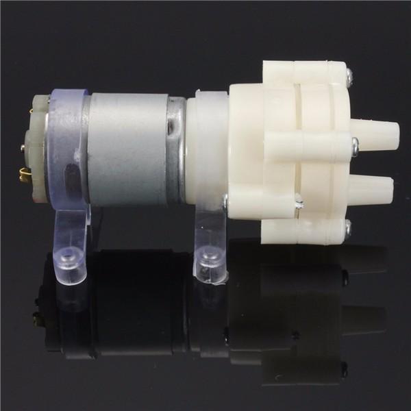 DC6-12V Aquarium Fish Tank Round Water Air DC Diaphragm Pump