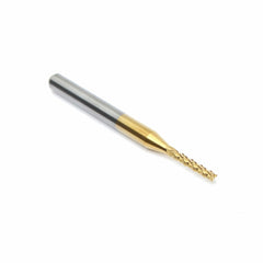 1.5mm Tungsten Steel Titanium Coat Carbide End Mill Cutter Engraving Bit CNC PCB Rotary Burr