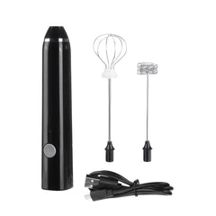 3 Speed USB ElectricCoffee Egg Mixer Shaker Whisk Tool Coffee Frother Egg Beater