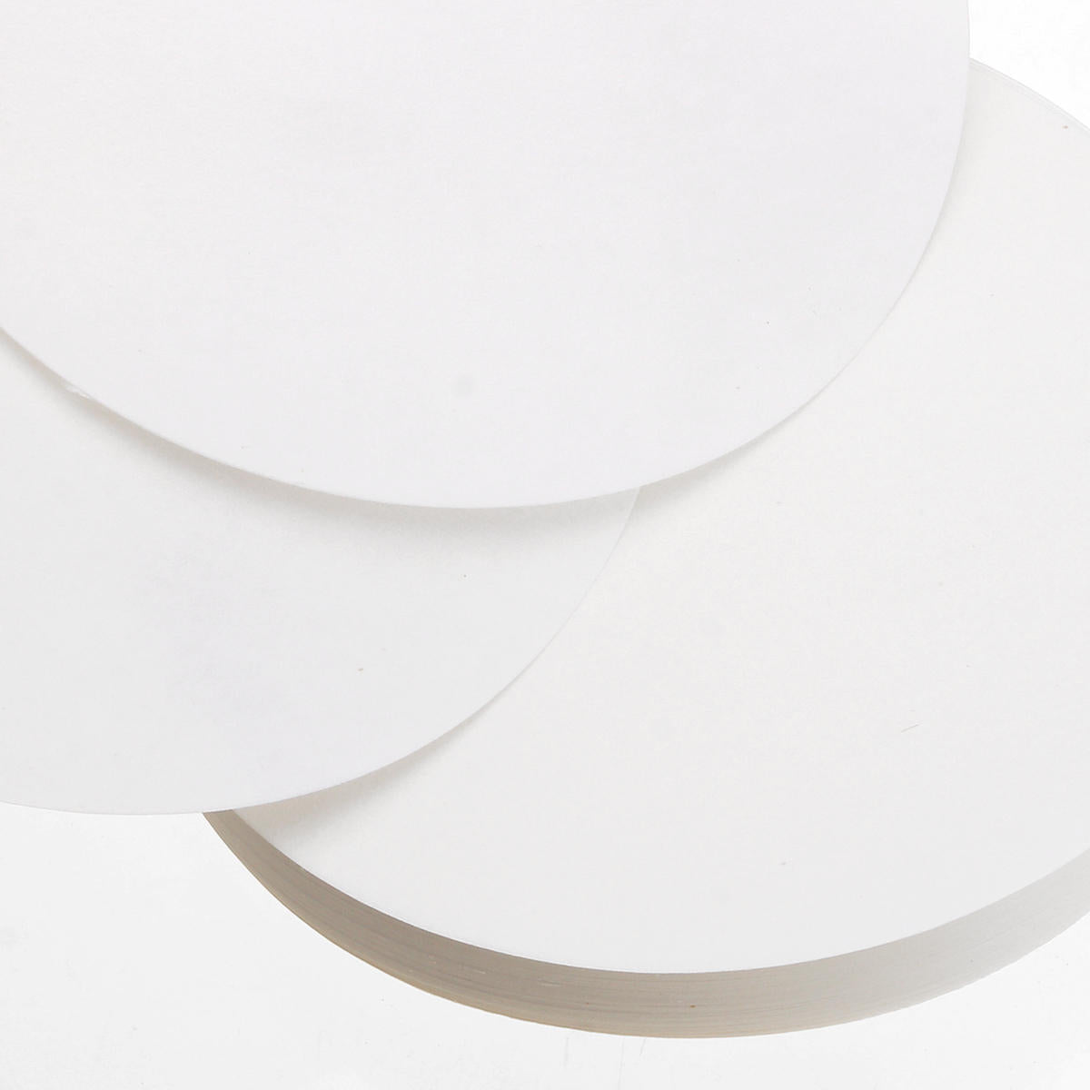 100Pcs/Set 7/9/11/12.5/15/18cm Quantitative Filter Paper Ashless Circular Funnel Sheet Fast Speed 20-25um