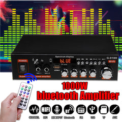 1000W HiFi bluetooth Digital Power Amplifier Mini Stereo Audio Amp Home Car Use