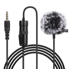 6M 3.5mm Jack Microphone M1 Omnidirectional Condenser Recording Live Vlogging Video Lavalier