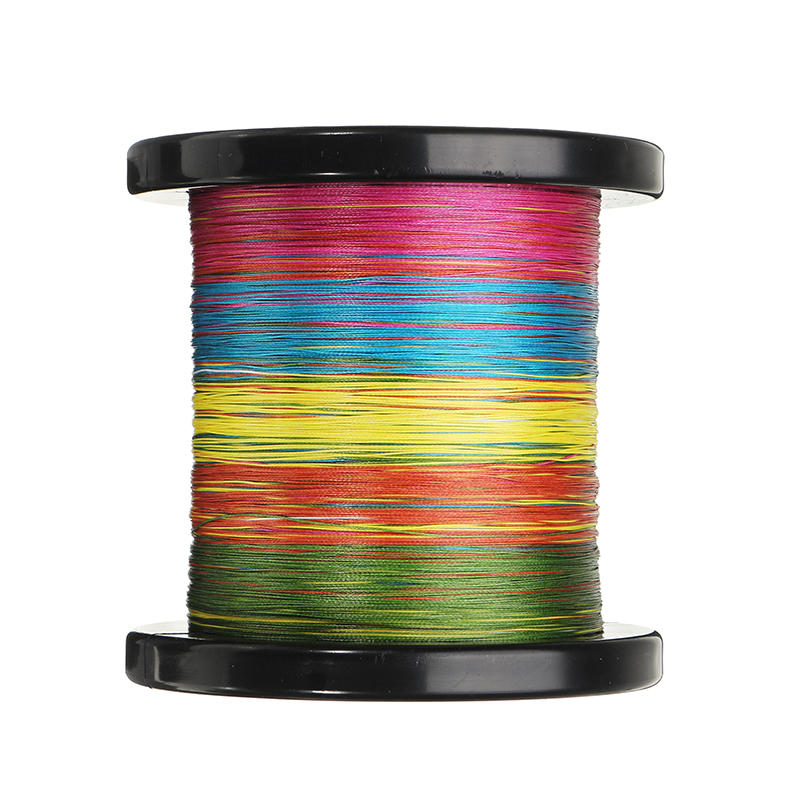 1000M Fishing Line Multi-color Colorful 10 Meters/ Color Super PE Braided 8 Strand Weaves