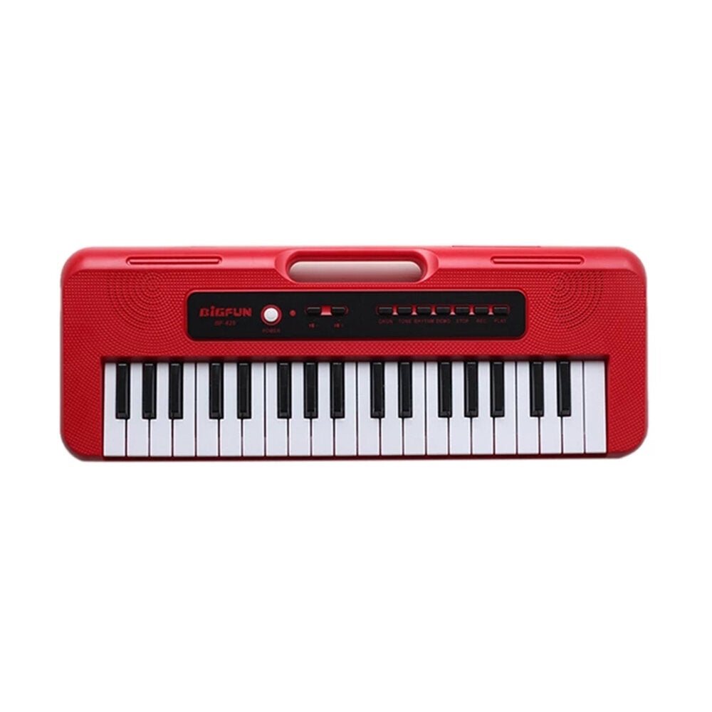 Portable 37 Key Electronic Keyboard Piano Digital Music Key Board + Microphone for Children Gift Musical Enlightenment