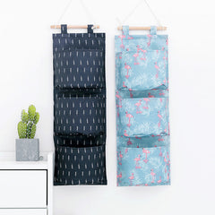 Wall Mounted Oxford Cloth Hanging Storage Bag Multi-layer Waterproof Moisture-resistant Hanging Storage Bag