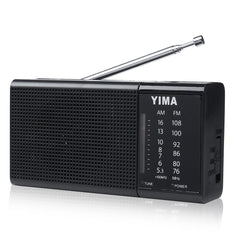 Portable AM 530-1600KHz FM Radio LED Flash Light Speaker MP3 Player