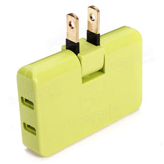 110-250V 180 Degree Rotatable Plug Adapter Travel Power 3 Supply Hub