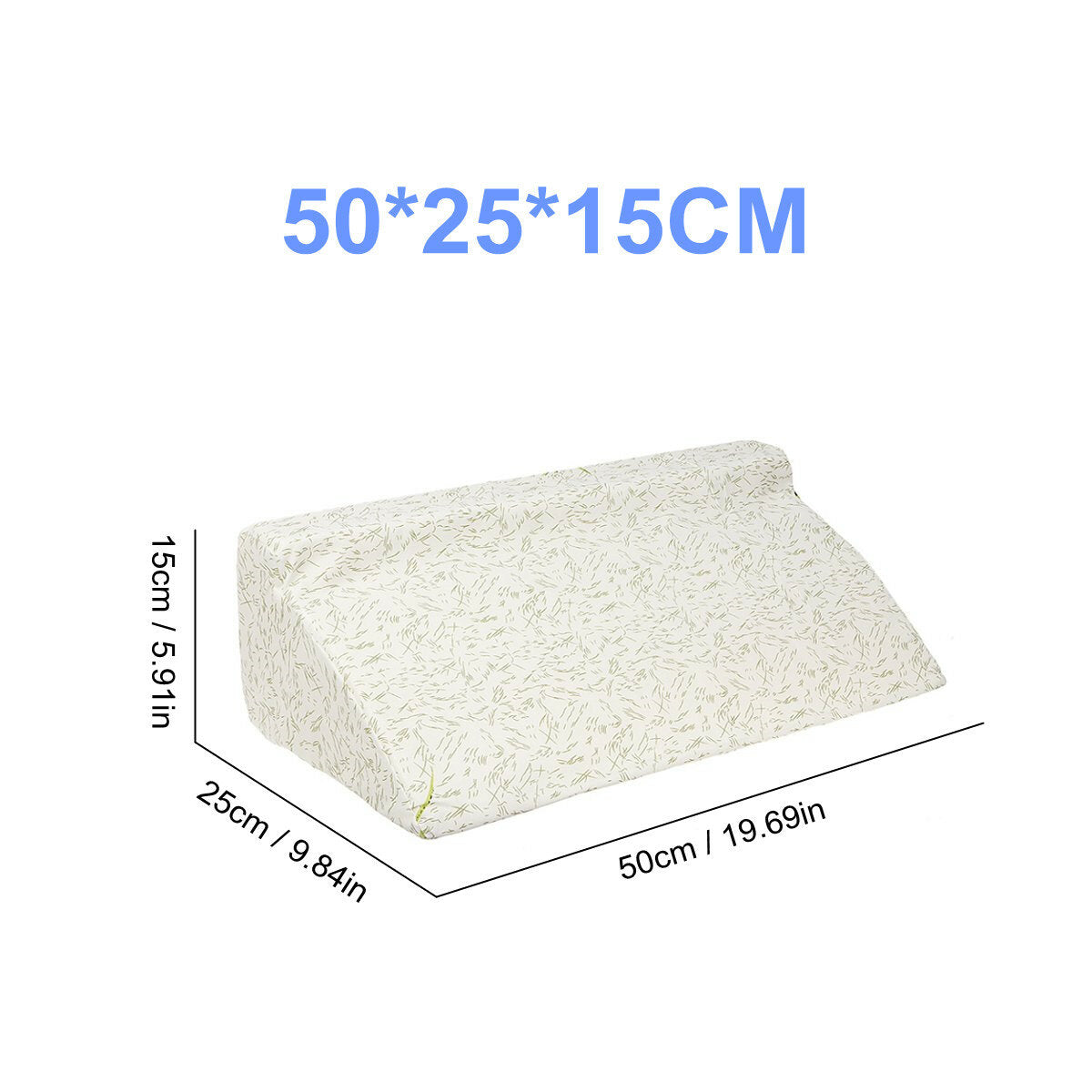 High Density Sponge Bed Pillow Orthopedic Back Pain Leg Rest Elevation Cushion Foot Pad