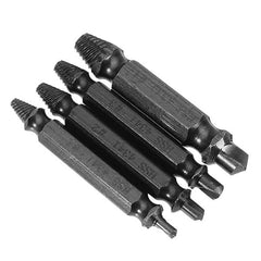 4pcs Nitride Double Side Damaged Screw Extractor Screw Remover