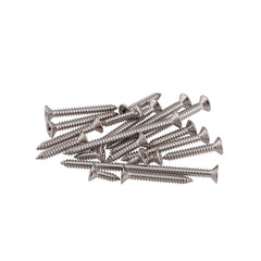 100Pcs M2 304 Stainless Steel Cross Flat Head Self Tapping Screw Wood Screws Speaker Screws Optional Length