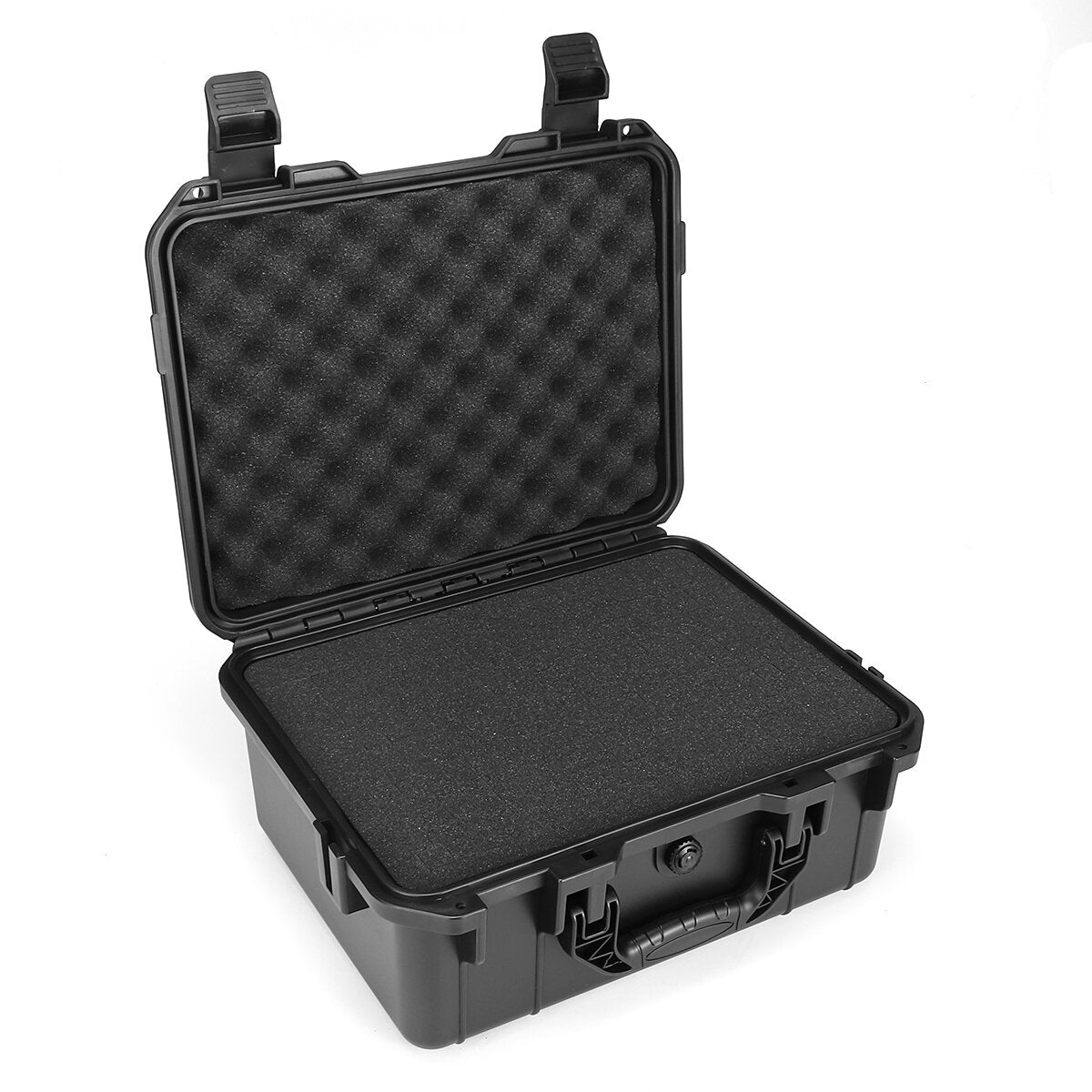 1PC Shockproof Sealed Safety Case Toolbox Airtight Waterproof Tool Box Instrument Case Dry Box with Pre-cut Foam Lockable