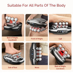 16-Head Fascia Massage Gun, High-Frequency Vibration for Back, Waist, Neck, and Shoulder Muscles