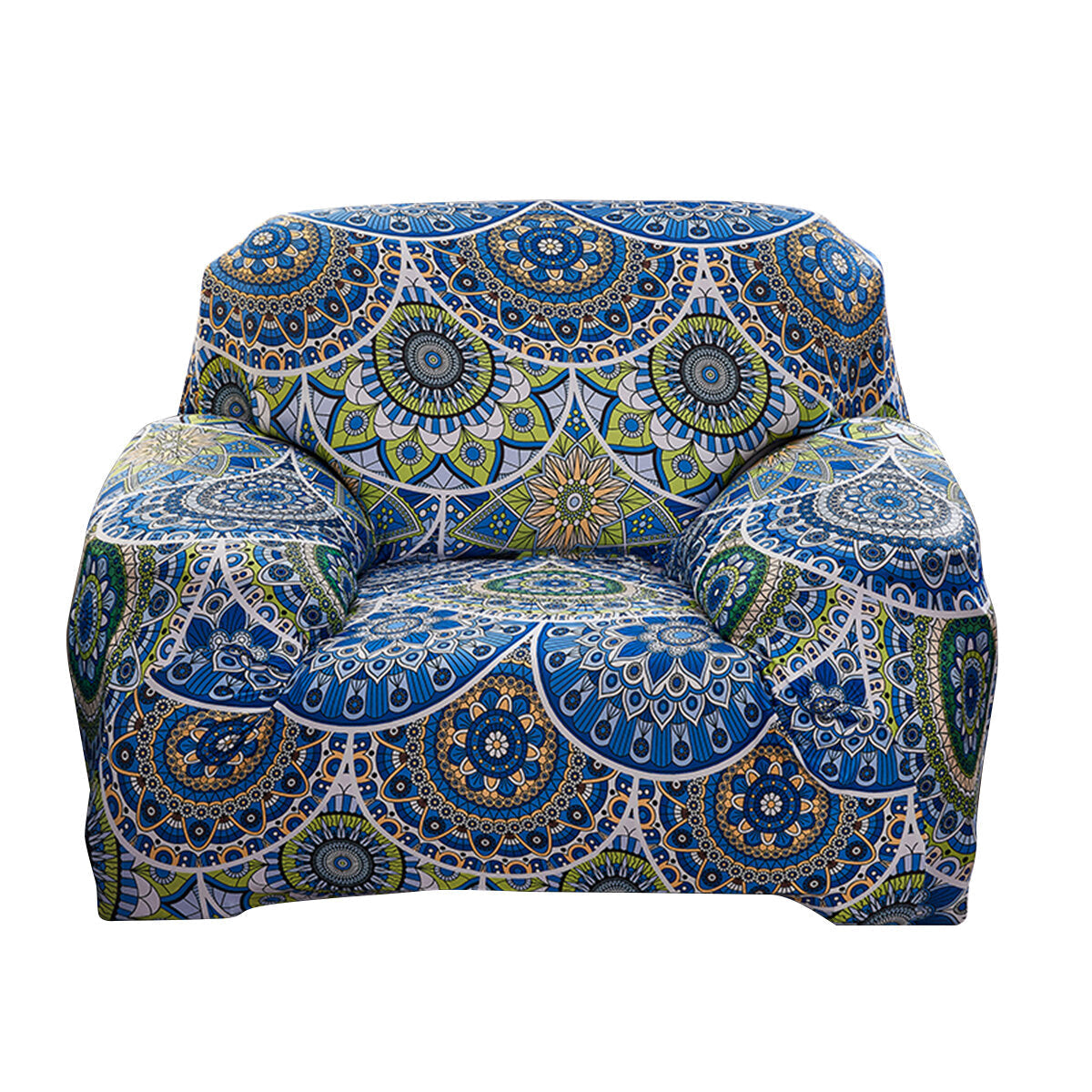1/2/3/4 Seaters Elastic Sofa Cover Bohemian Digital Printing Chair Seat Protector Stretch Couch Slipcover Home Office Furniture Accessories Decorations
