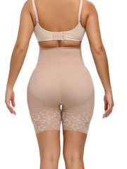 Elegant Contrast Lace Shapewear Panty for a Flattering Silhouette