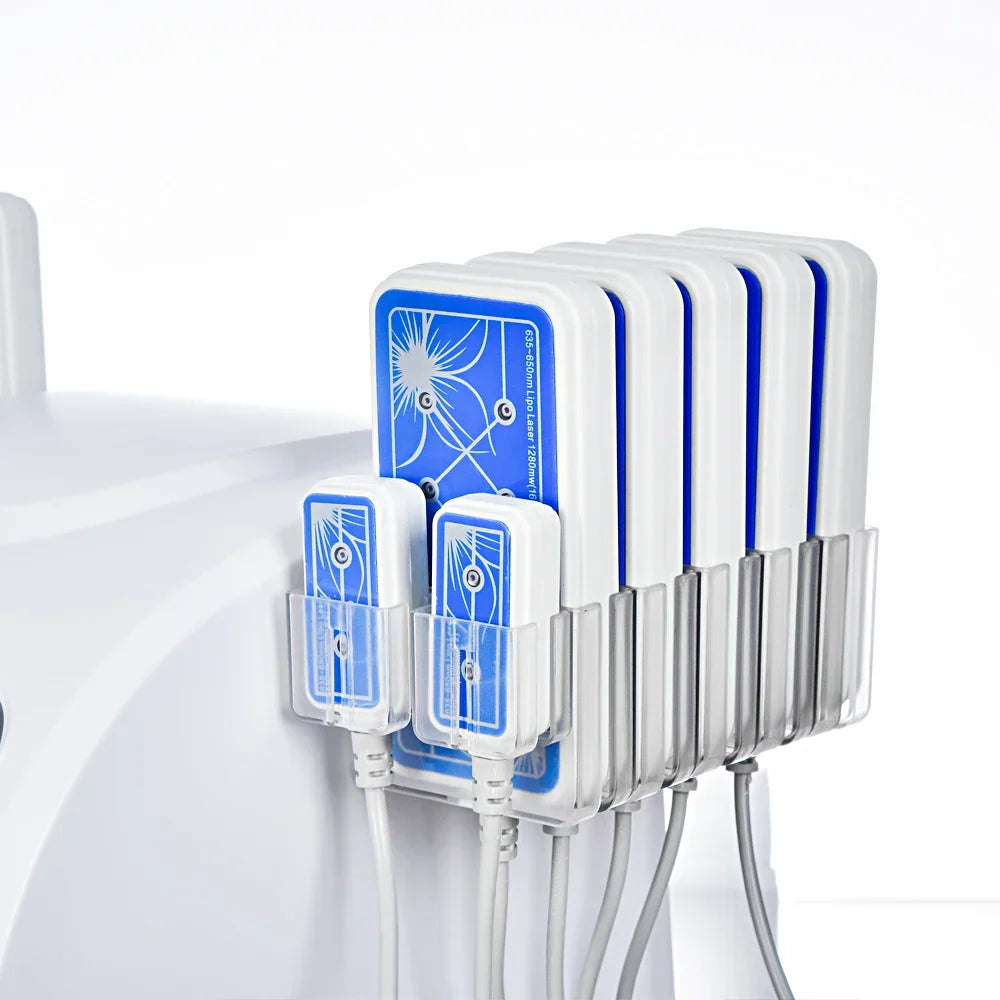 160mw Lipo Laser LLLT Lipolysis Machine, 635nm-650nm, 14 Pads for Slimming and Fat Loss