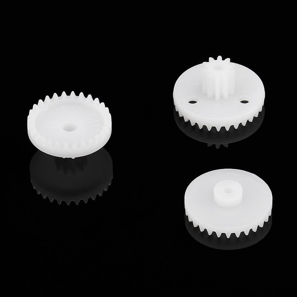 11pc 0.5 Module Plastic Crown Gear Kit Pulley Replacement Set