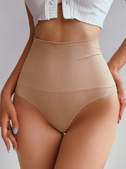 Seamless Ribbed Shapewear Panty for Smooth Silhouette