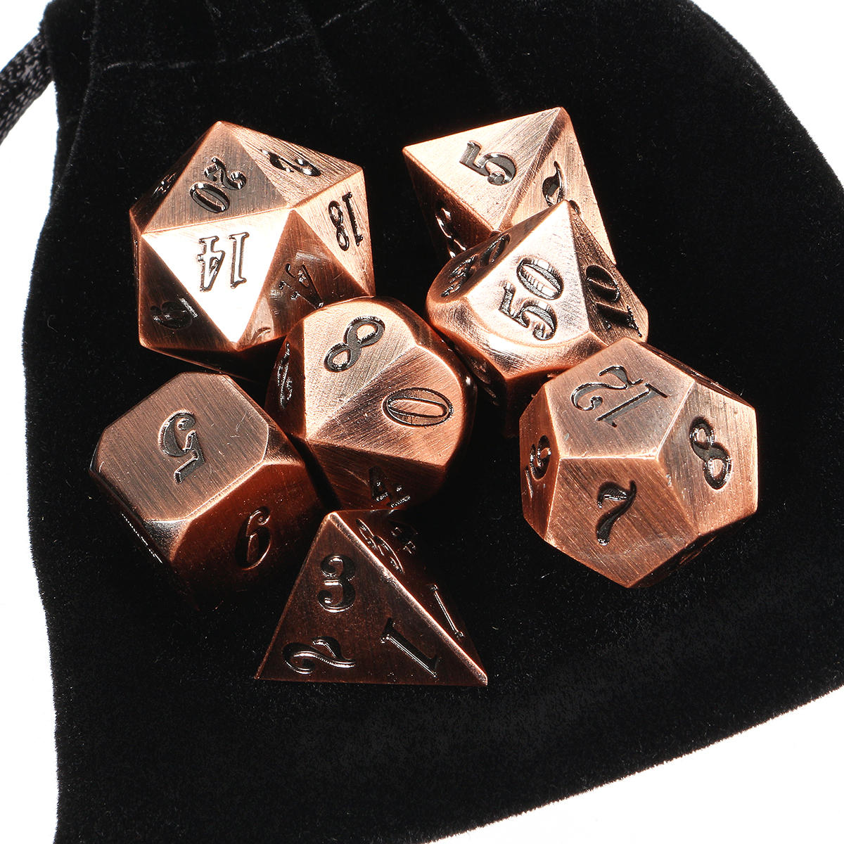 Antique Color Heavy Dice Set Polyhedral Dices Role Playing Games Dice Gadget RPG