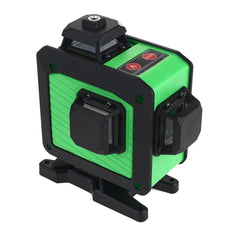 16 Line 360 Horizontal Vertical Cross 3D Green Light Laser Level Self-Leveling Measure Super Powerful Laser Beam with Two Batteries
