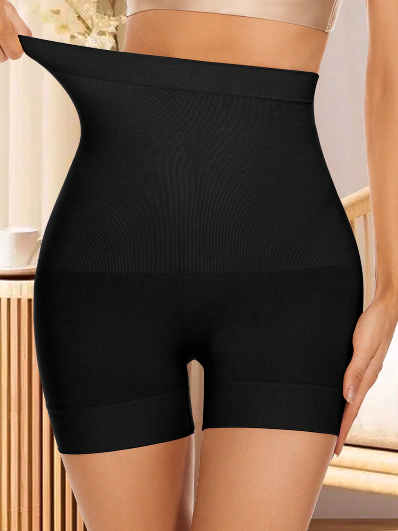 Women's High Waist Seamless Shaping Boxer Shorts - Abdominal & Sports Underwear