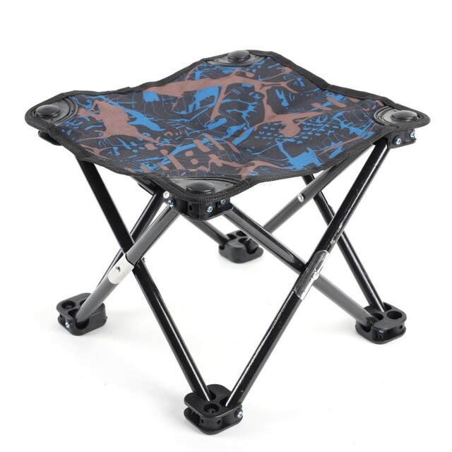 Outdoor Chair Camping Stool Folding Fishing Chair Conveniently Carry Seat Maximum Weight of 100KG