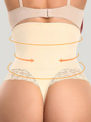 Women's High Waist Lace Body Shaper for Weddings