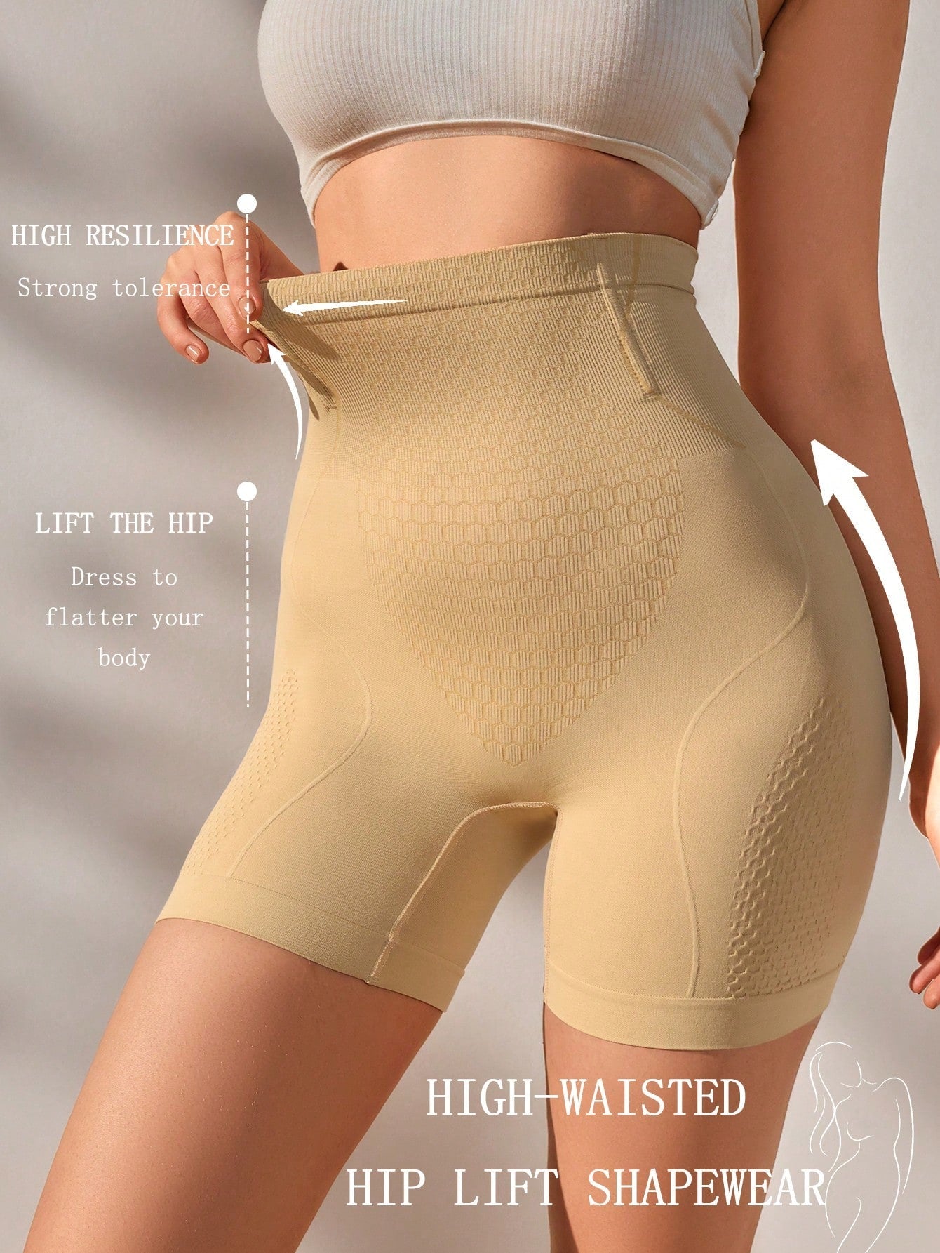 Seamless Women's Tummy Control Shaping Shorts for Wedding Season