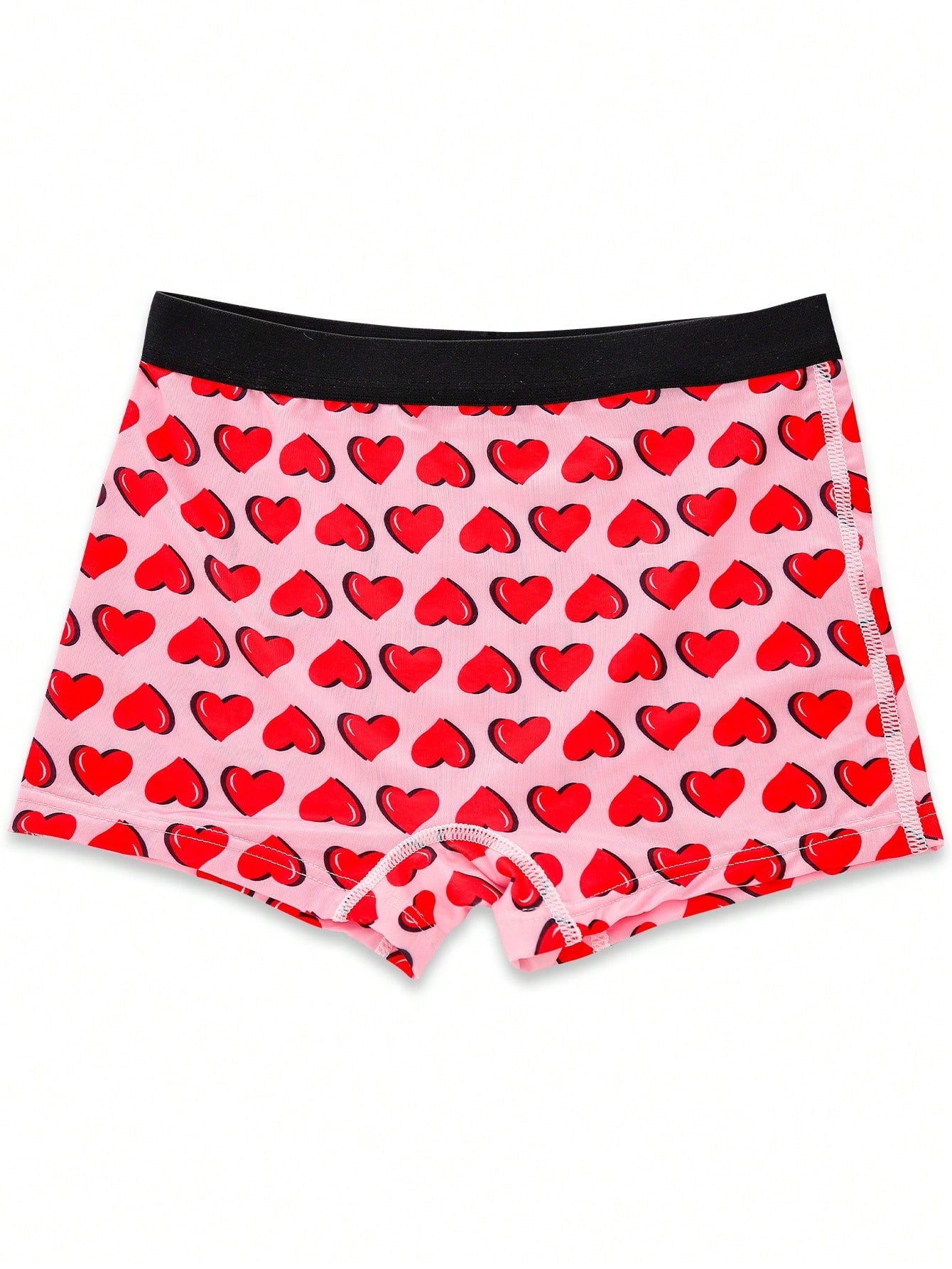 5pcs Printed Boxer Shorts for Tween Girls - Random Print, Short Length, Stretch Fabric