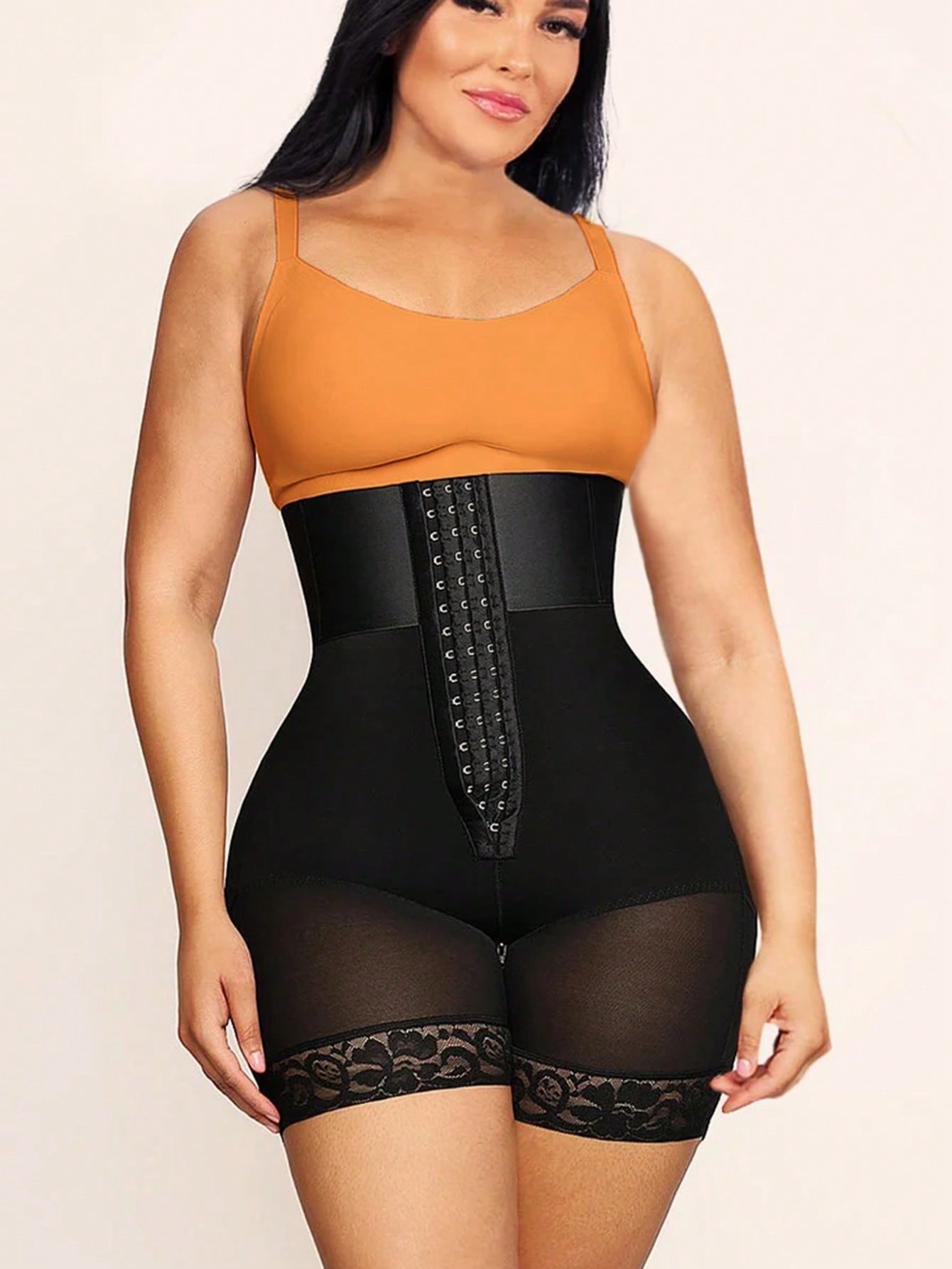 Triple-Breasted High-Waisted Body Shaper Butt Lifter Tummy Control Panties