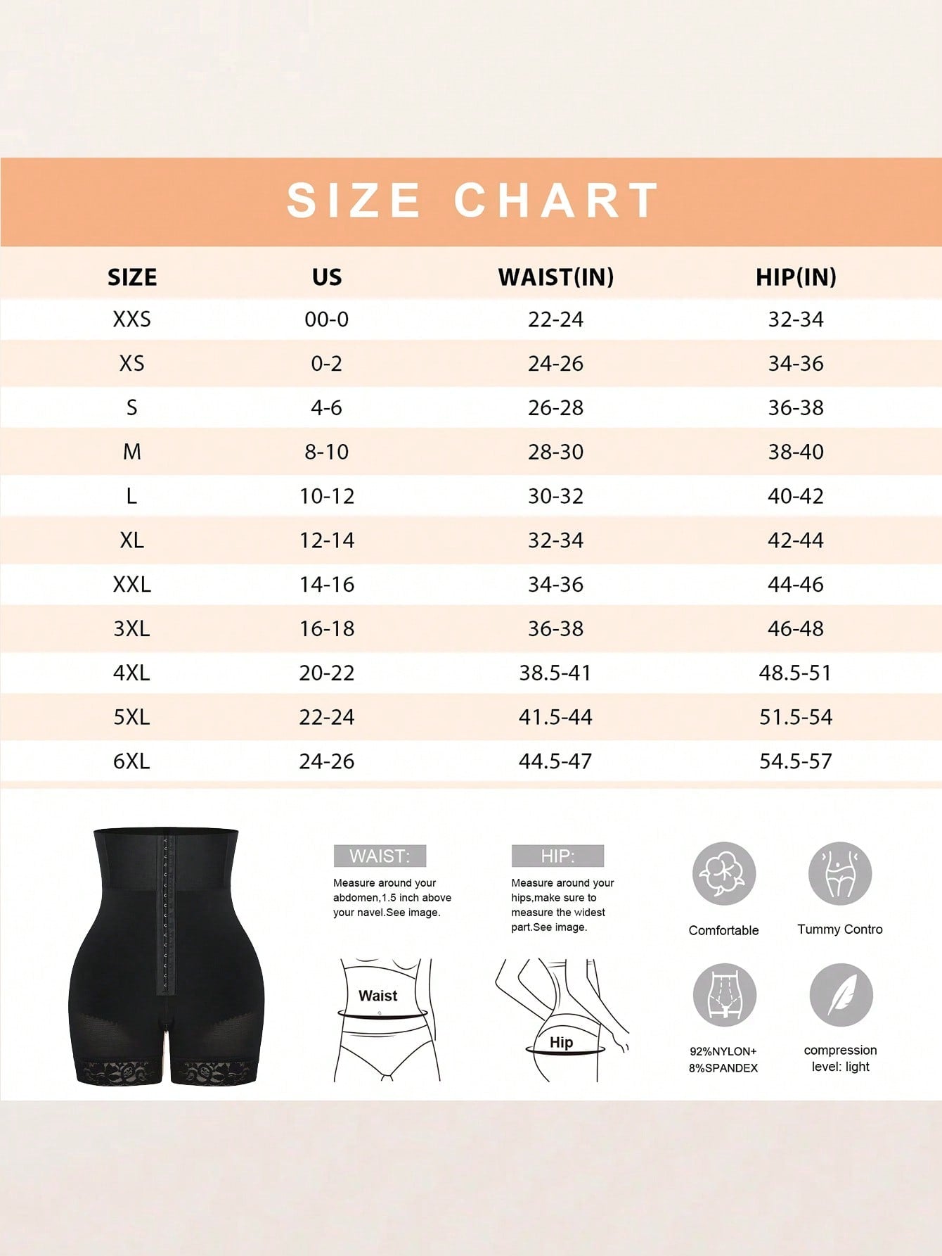 Triple-Breasted High-Waisted Body Shaper Butt Lifter Tummy Control Panties