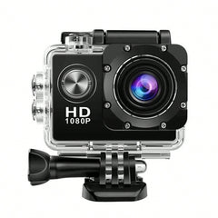 HD Mini Action Camera - 2.0" Screen, 30m Waterproof, Sports & Underwater Recording